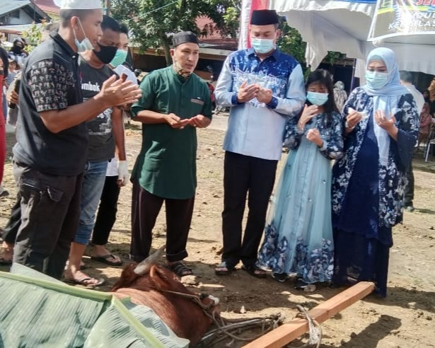 Polresta Gelar Penyembelihan Hewan Kurban, Kapolresta Pekanbaru: Momentum Hari Raya Idul Adha 1441 H, Menanamkan Nilai - Nilai Pengorbanan dan Keikhlasan Pengabdian Insan Bhayangkara Yang Bertaqwa